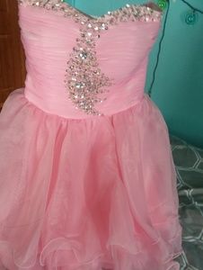 Light pink short dress